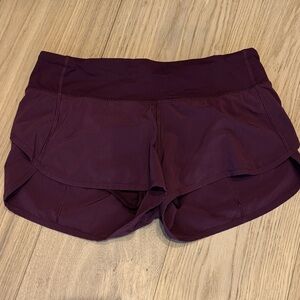 Women’s Speed Up Shorts - Deep Plum